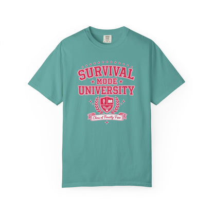 Survival Mode University Graphic Tee | Class of Finally Free
