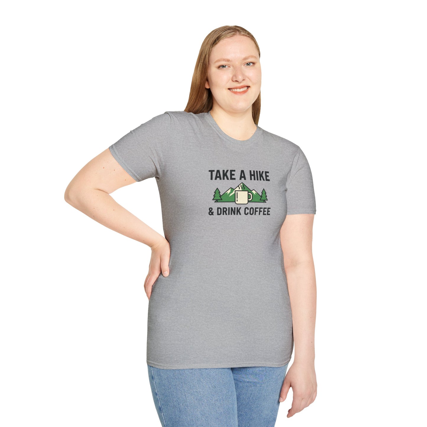Take a Hike & Drink Coffee Unisex Tee