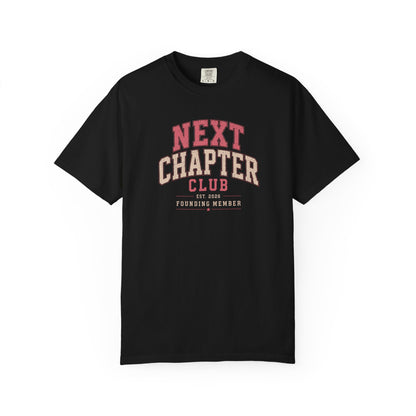 Next Chapter Club – Founding Member EST. 2026 | Vintage Collegiate Graphic Tee