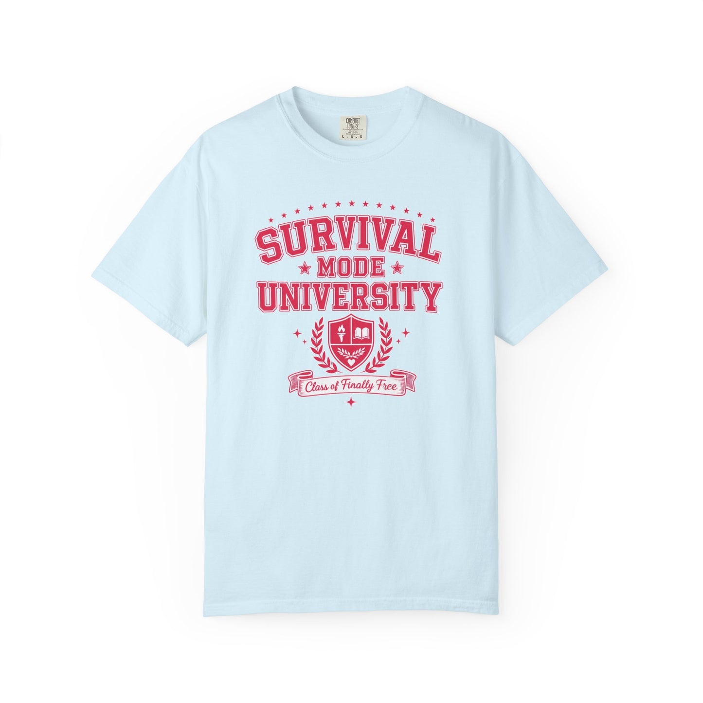 Survival Mode University Graphic Tee | Class of Finally Free