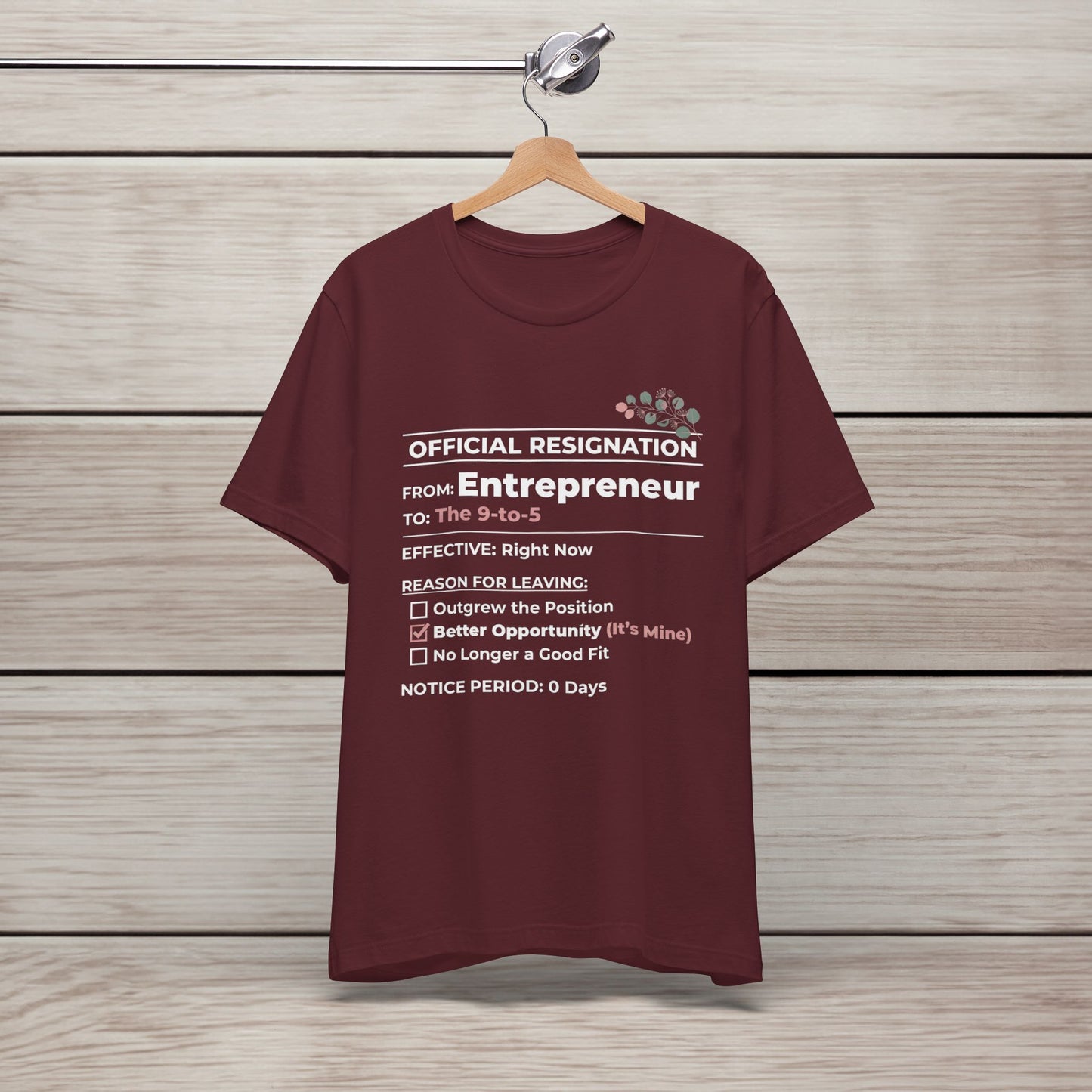 Official Resignation Tee