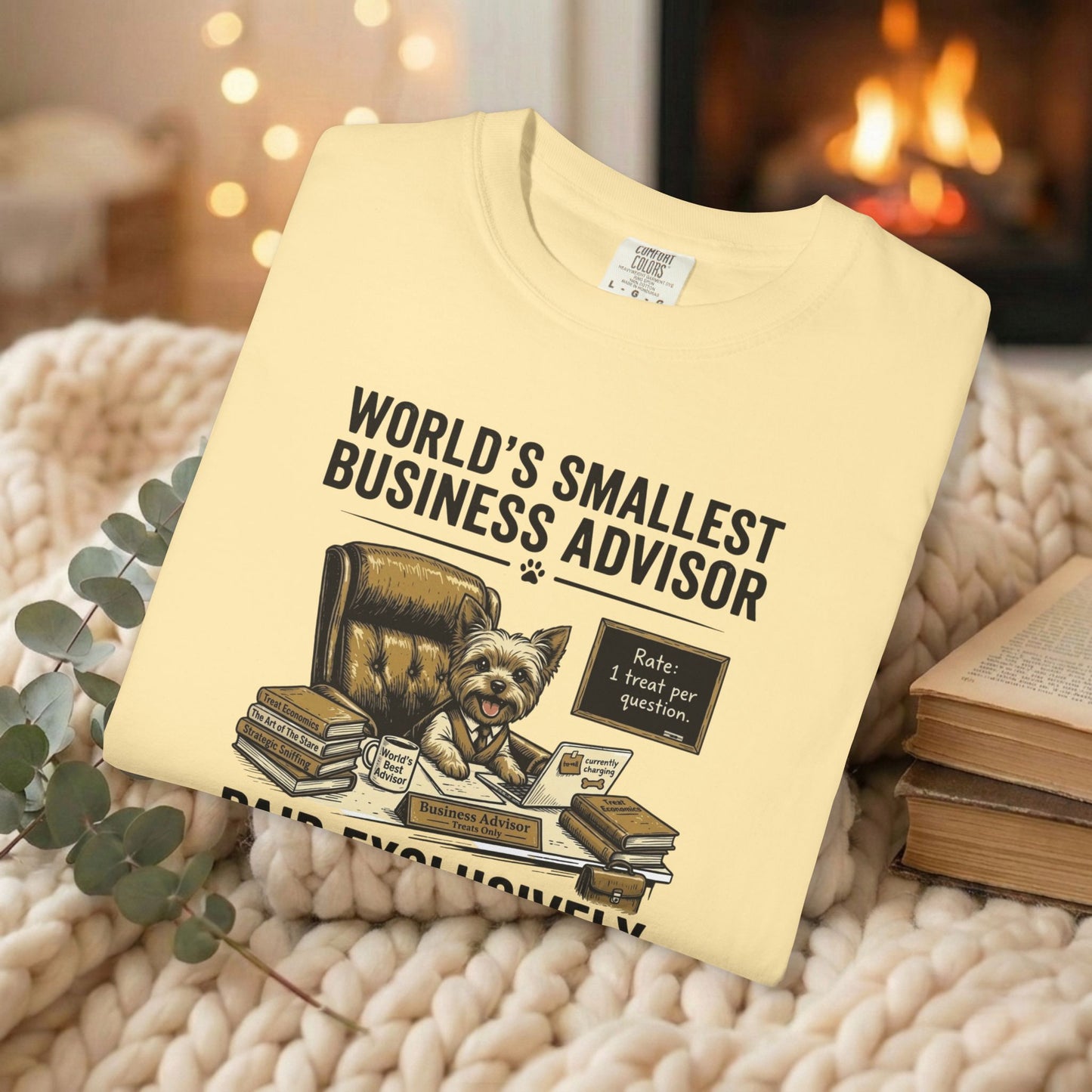 World's Smallest Business Advisor — Yorkie Tee