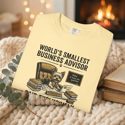 World's Smallest Business Advisor — Yorkie Tee