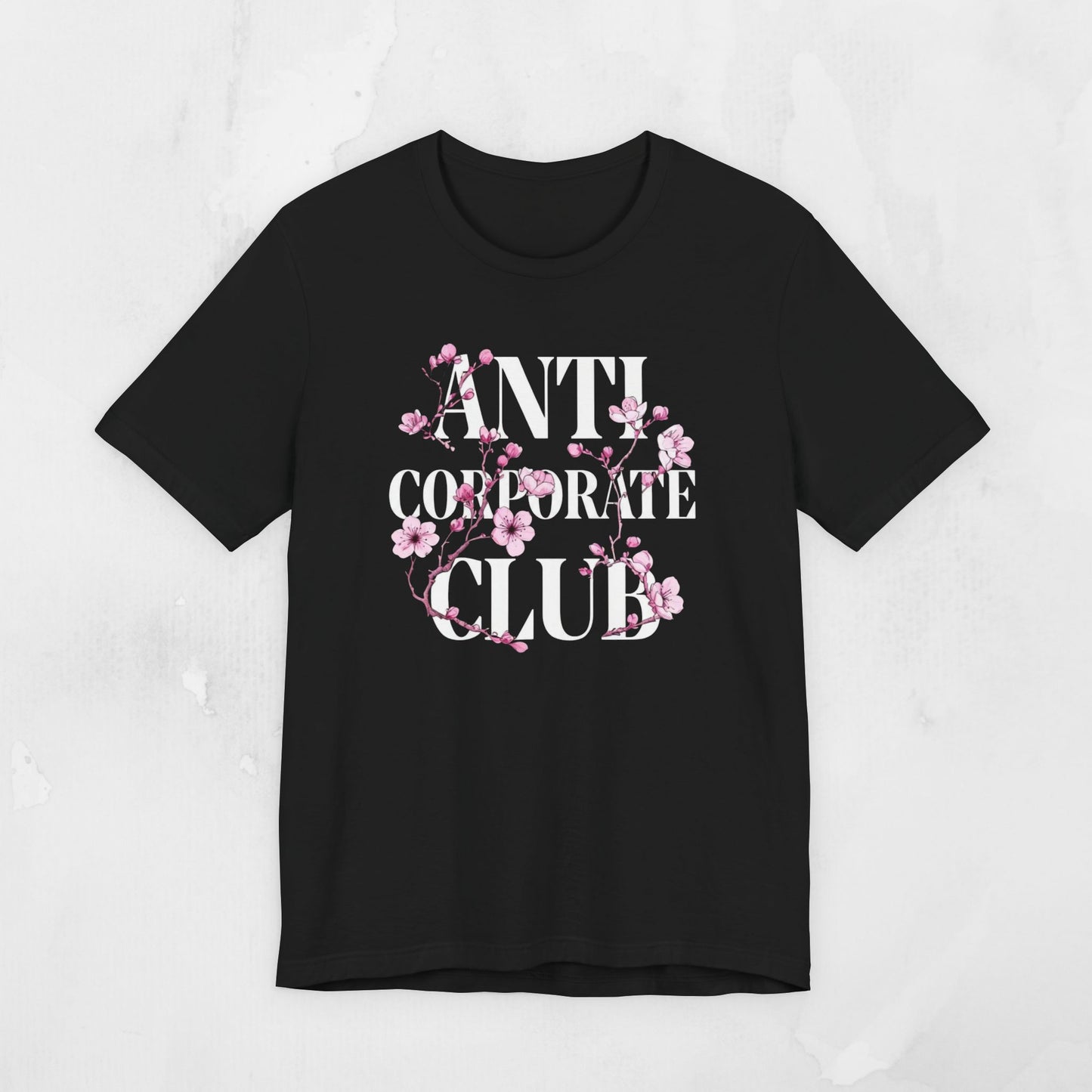 Anti Corporate Humor | Cherry Blossom Graphic Tee
