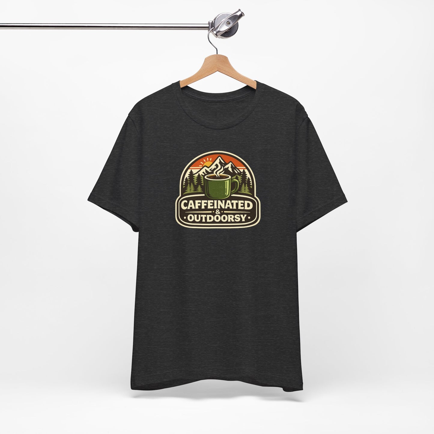 Caffeinated & Outdoorsy Unisex Tee