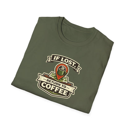 If Lost Return to Coffee Unisex Tee