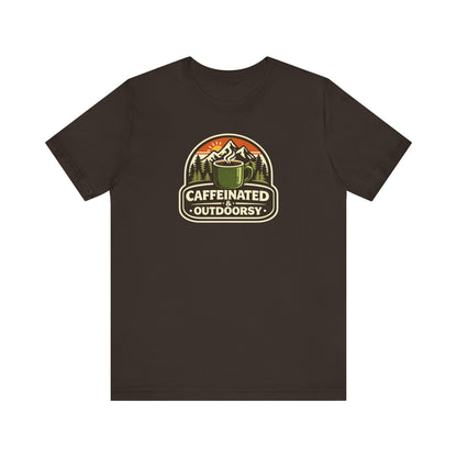 Caffeinated & Outdoorsy Unisex Tee