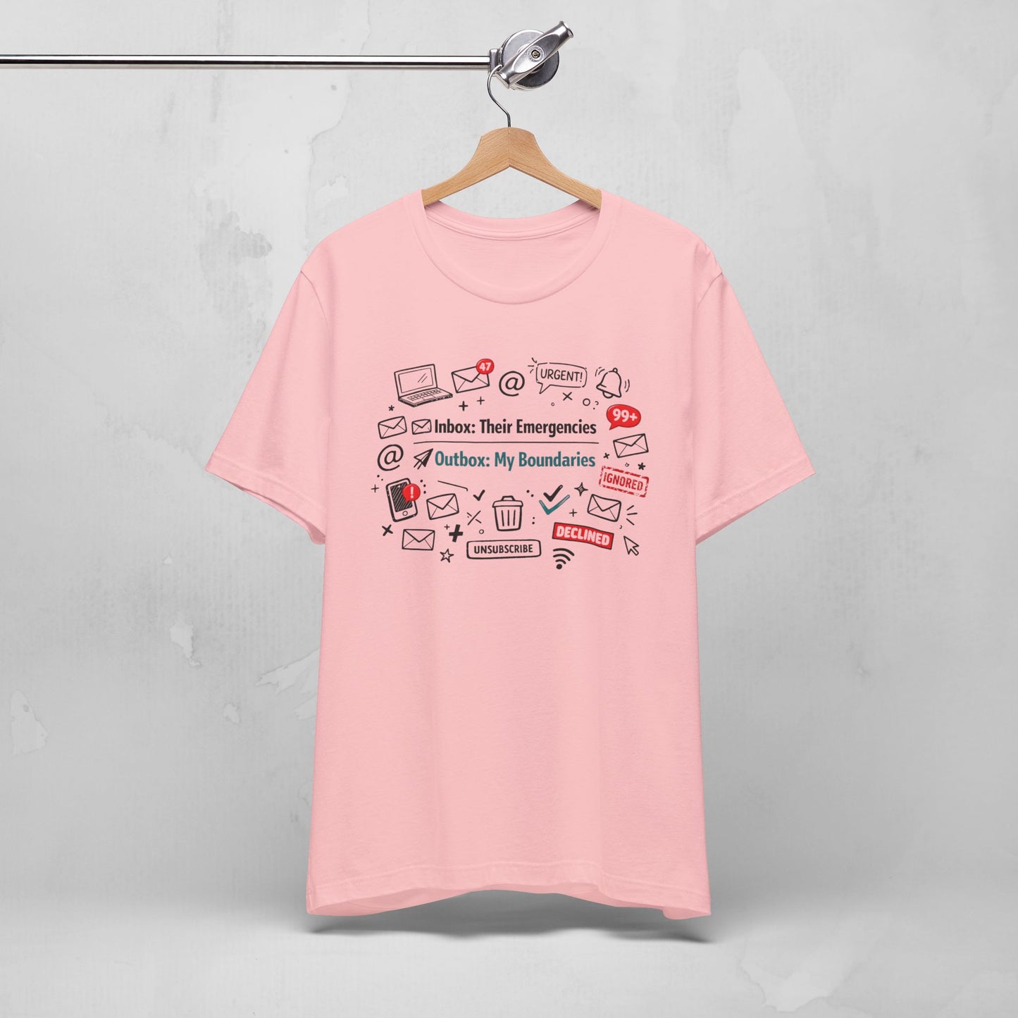 Their Emergencies My Boundaries T-Shirt - Digital Detox Tee for Women