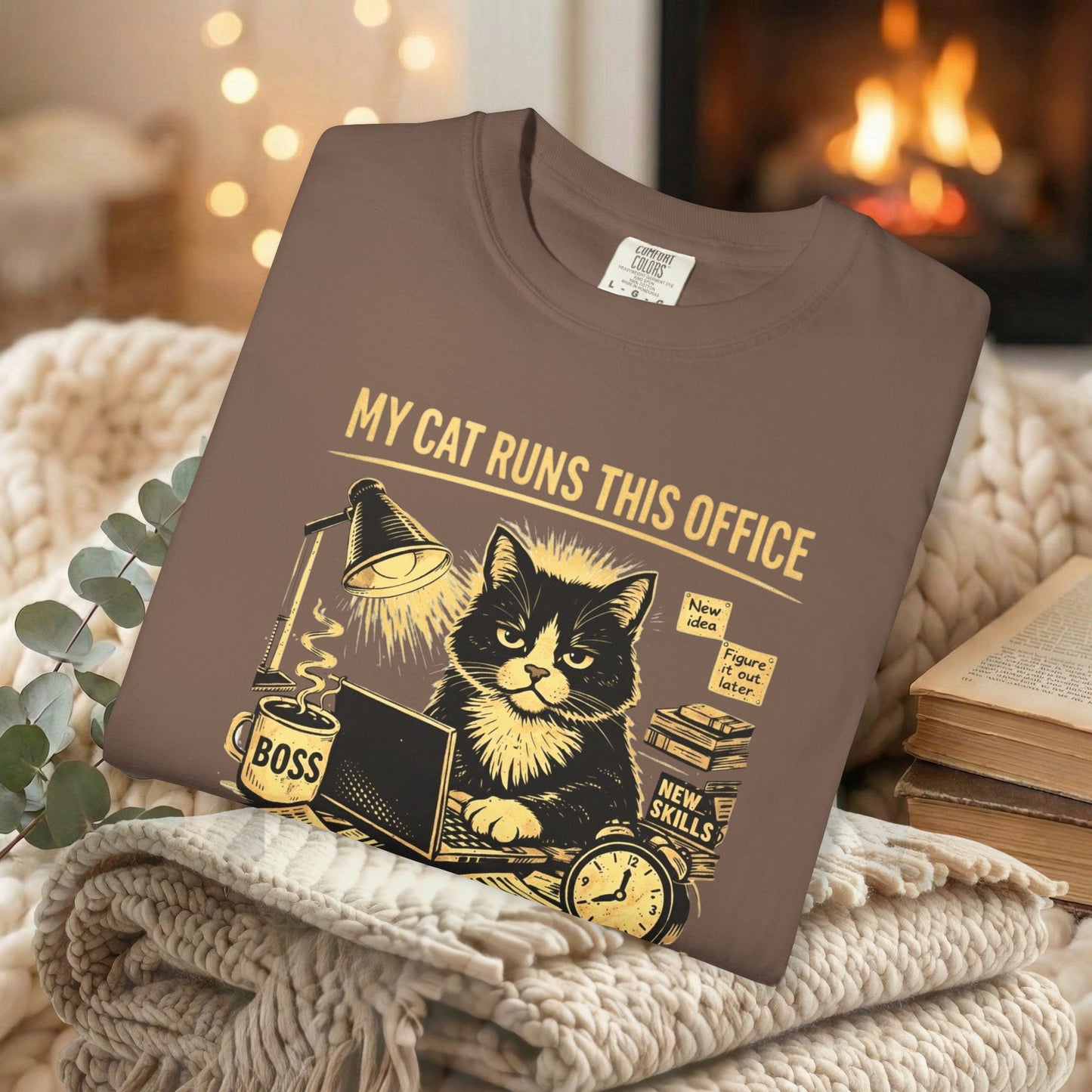My Cat Runs This Office, I Just Pay The Bills - Graphic Tee