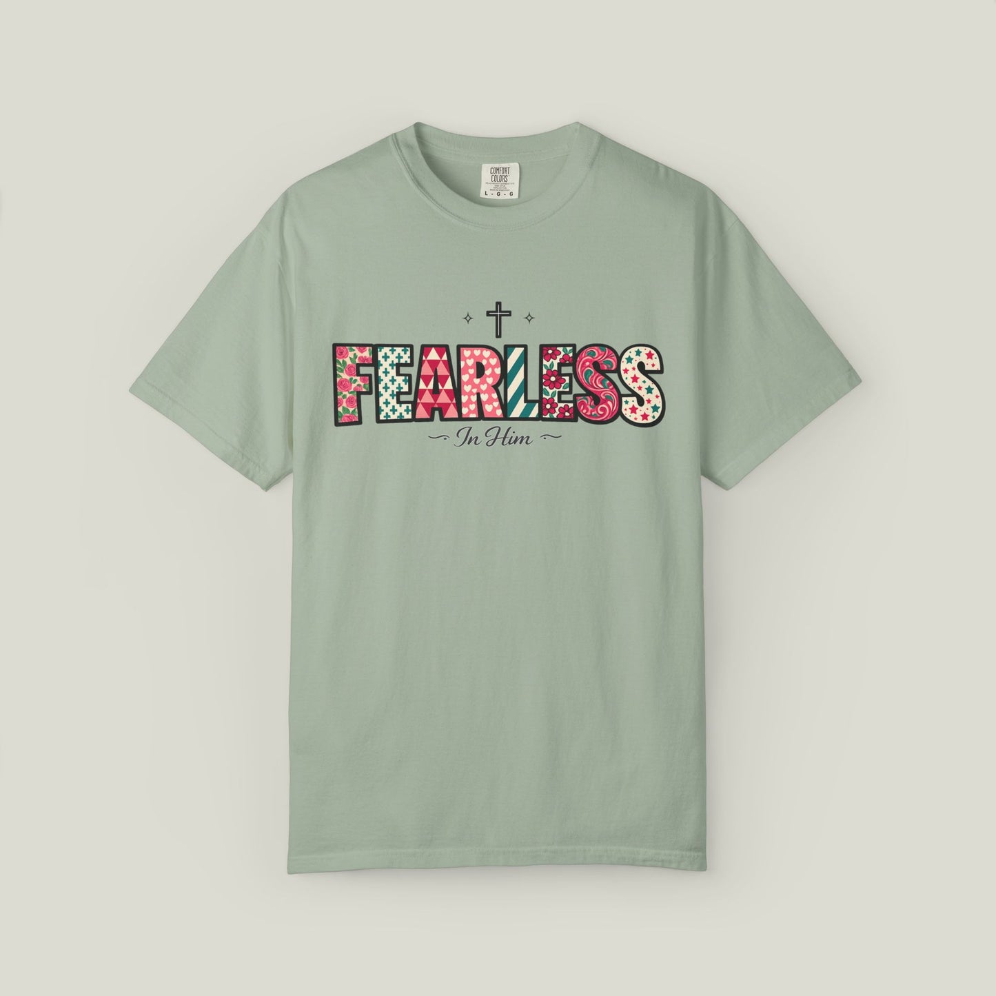 Fearless T-Shirt - Faith-Based Word Art Tee for Christian Entrepreneurs