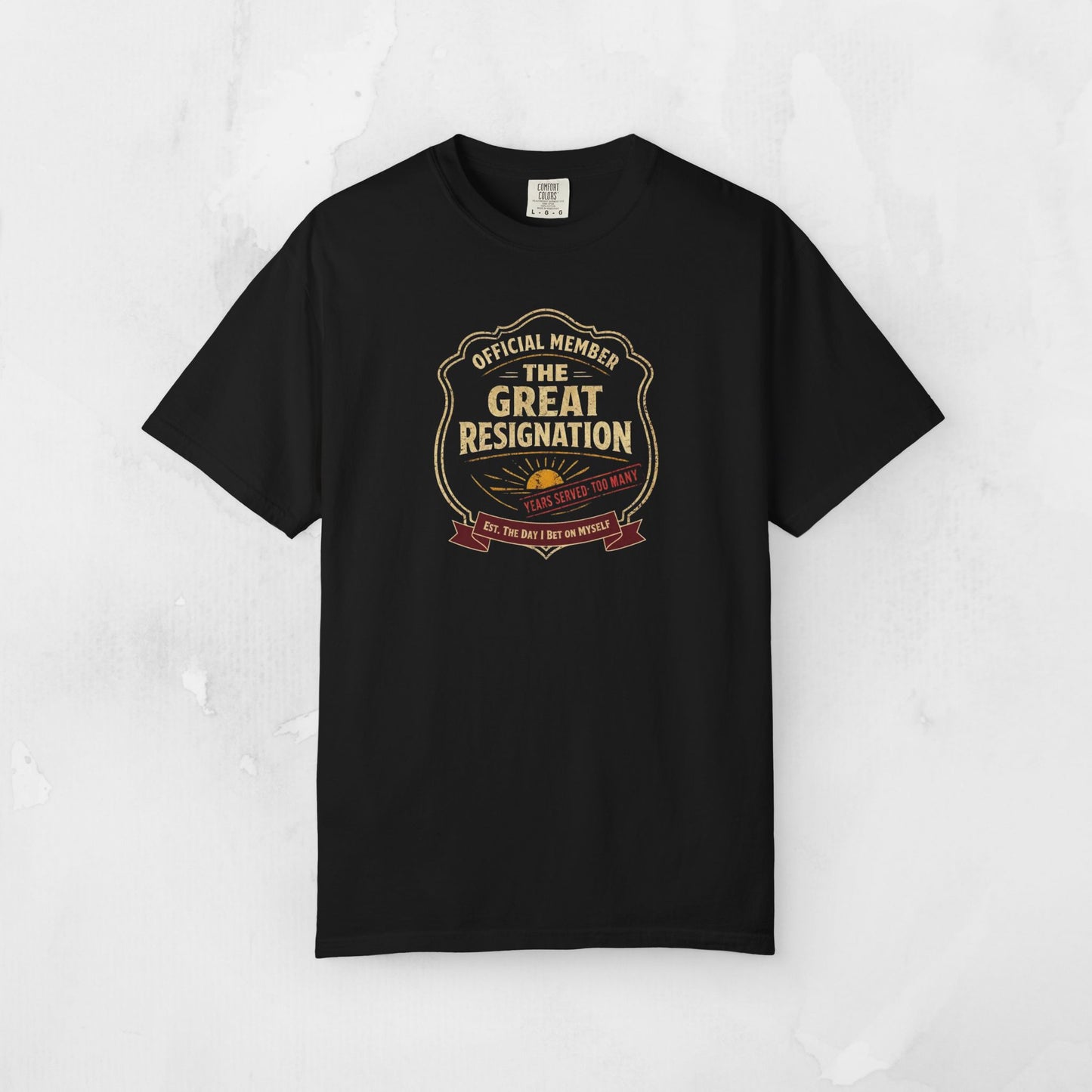Official Member: The Great Resignation | Vintage Badge Graphic Tee