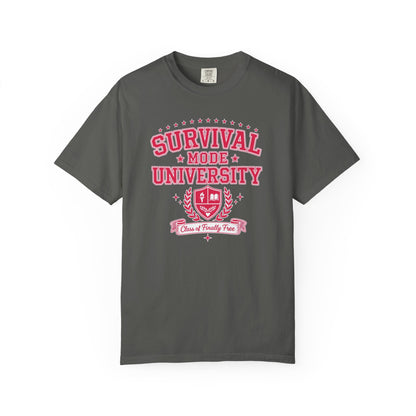 Survival Mode University Graphic Tee | Class of Finally Free