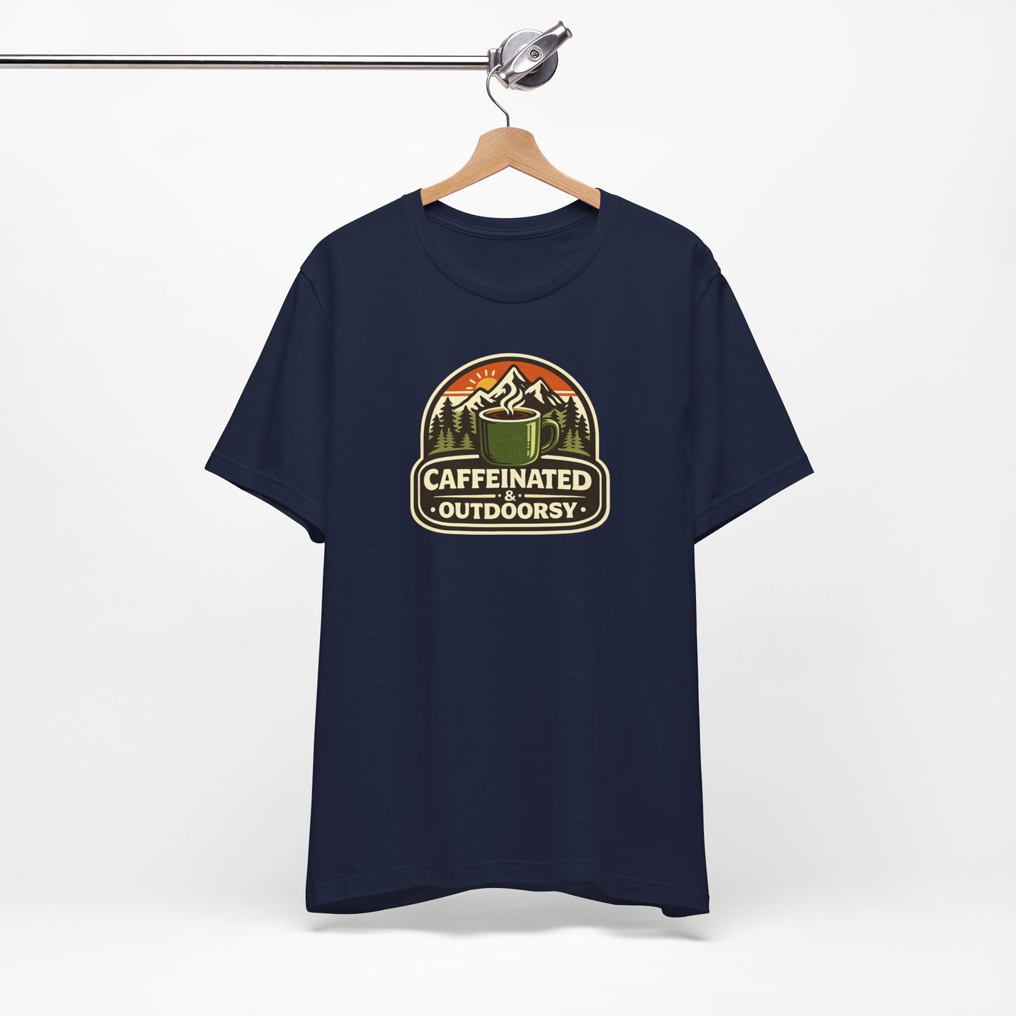 Caffeinated & Outdoorsy Unisex Tee