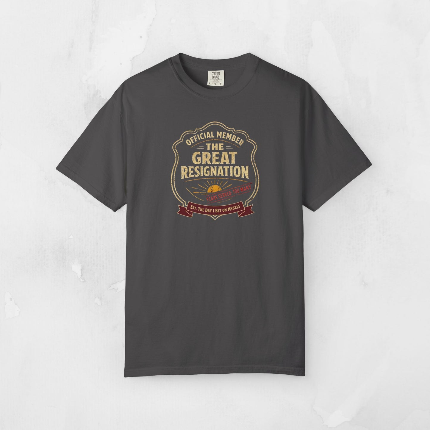 Official Member: The Great Resignation | Vintage Badge Graphic Tee